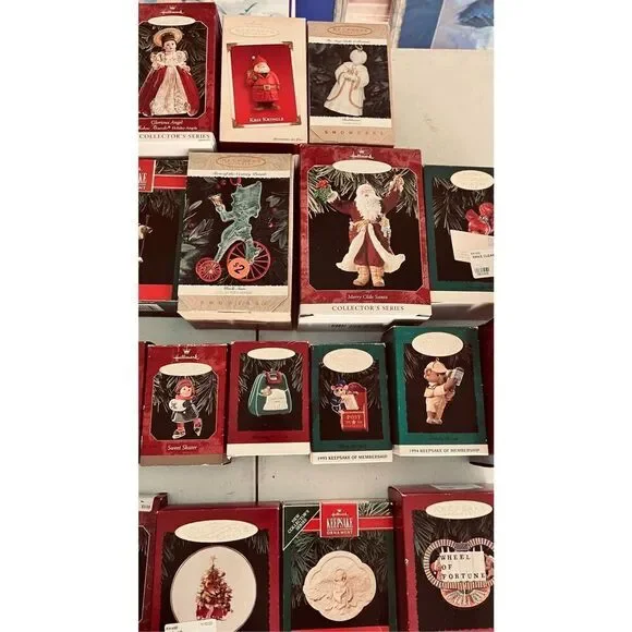 Hallmark Keepsake Christmas Ornaments Vintage Lot of 55 New Original Box